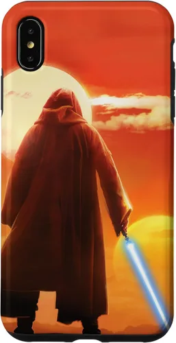 Vista 11 de Funda para iPhone 12 mini Star Wars Obi-Wan Kenobi Sable de luz Twin Suns