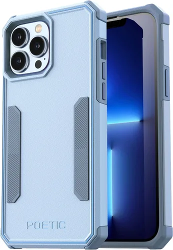 Vista 10 de Poetic Neon - Funda para iPhone 14 Pro Max, resistente de doble capa, delgada, a prueba de golpes, compatible con carga inalámbrica, antideslizante