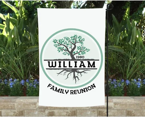 Vista 6 de Bandera personalizada para fiesta de reunión familiar, decoración de fiesta de reunión familiar, bandera de bienvenida familiar, bandera de reunión