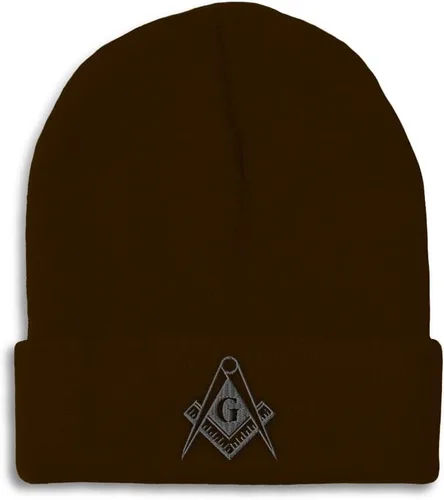 Vista 38 de Speedy Pros Gorros para hombres Mason Gray Thread Bordado Construcción Sombreros de invierno para mujeres Gorra de cráneo acrílico 1 tamaño Solo