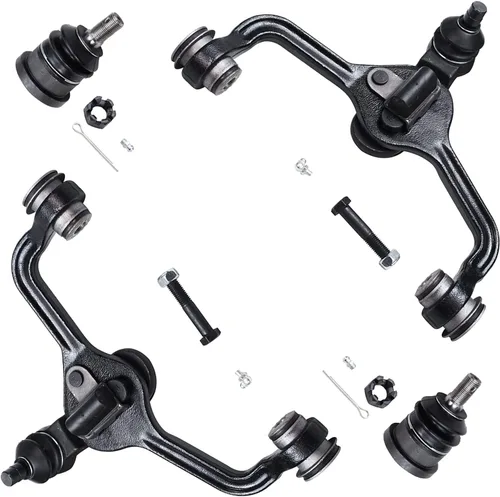 Vista 219 de Detroit Axle - 4 piezas de brazos de control traseros para Ford C-Max, Focus, Mazda 3 5, Volvo C30, C70, S40, V50, 4 brazos de control superiores e