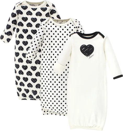Vista 22 de Touched by Nature - Camisones unisex de algodón orgánico para bebé