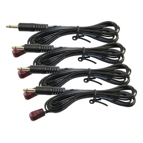 Vista 5 de Cable de extensión de receptor de control remoto de 0.138 in IR de línea de emisión infrarroja de 3.3 ft