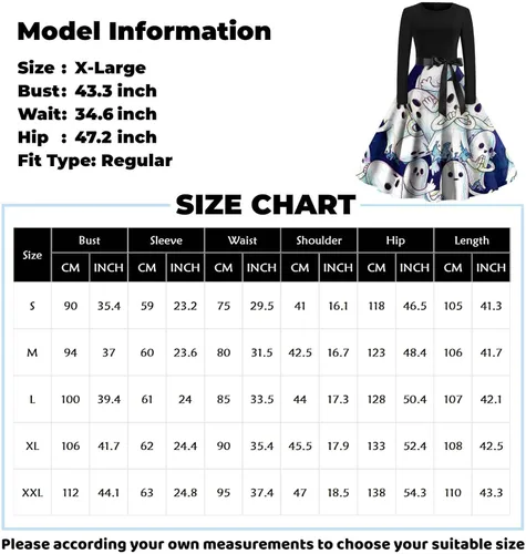 Vista 3 de Disfraces góticos de Halloween para mujer, vestido acampanado de manga larga, vestidos casuales de fiesta huecos, vestidos de otoño 2023