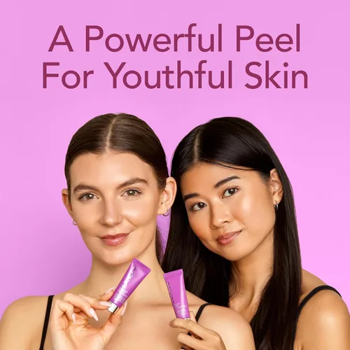 Vista 2 de Lancer Cuidado de la piel Caviar Ácido Lima Peel On the Go, Retinol Facial Chemical Peel with Brightening Glycolic Acid Peel On the Go, Retinol