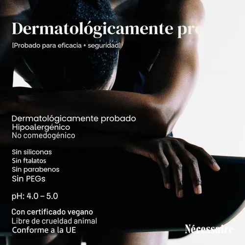 Vista 8 de Nécessaire The Body Retinol - Suero reparador reafirmante + loción corporal de retinol para mujeres y hombres. Prevención de arrugas + líneas. 0.1%