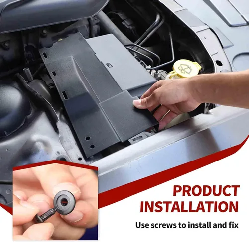 Vista 3 de Cubierta de tanque de refrigerante y moldura del motor compatible con Dodge Charger 2011-2023, para Dodge Challenger 2011-2023, para Chrysler 300c