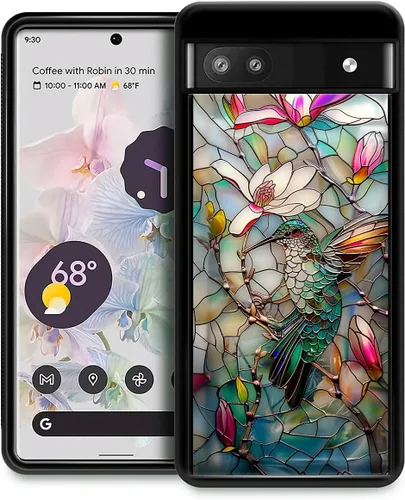 Vista 181 de Compatible con Google Pixel 4A 5G Mobile Case Creative Acrylic Panel trasero Silicona Protección Grip especialmente diseñado para Google Pixel 4A 5G