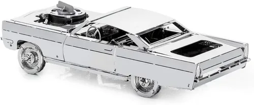 Vista 3 de Kit de modelo de coche – Kit de modelo 3D Royal Voyager – Modelo de coche retro de cuerda móvil Rompecabezas 3D para adultos – Kit de bricolaje