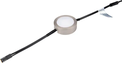 Vista 2 de WAC Lighting, Luz de disco LED individual con cable de plomo de 6 pulgadas 3-CCT seleccionable 2700K-3000K-3500K Voltaje de línea en blanco
