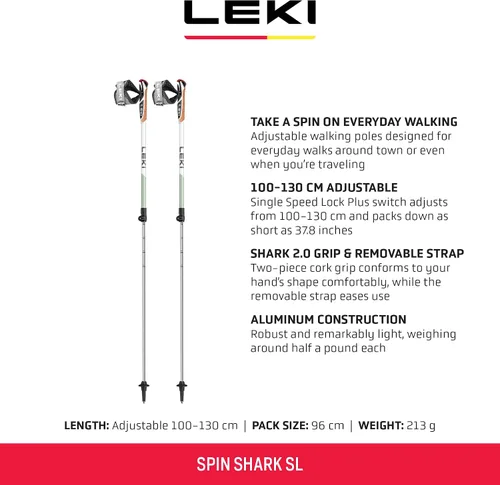Vista 2 de LEKI Spin Shark SL Bastones de senderismo