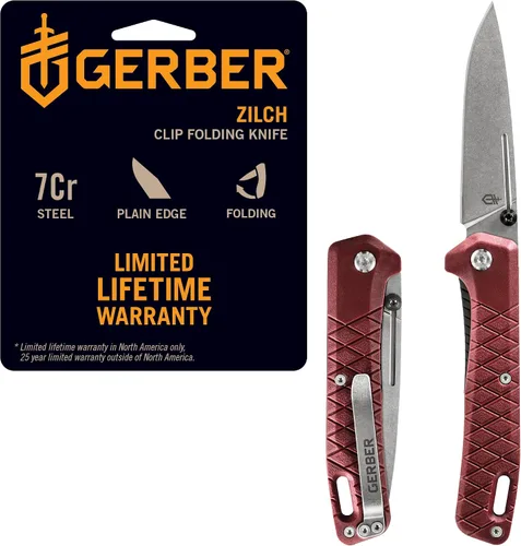 Vista 15 de Gerber Gear Zilch - Cuchillo plegable de hoja de borde liso de 3.1 pulgadas, equipo y equipo EDC, color marrón coyote