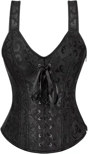 Vista 5 de Steampunk Corsé, Vestido para Mujer, Bustier, Lencería, Falda, Conjunto Gótico, traje de pirata