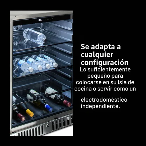 Vista 6 de Blaze Refrigerador compacto clasificado para exteriores de 24 pulgadas Refrigerador de acero inoxidable de 5.5 pies cúbicos con iluminación LED