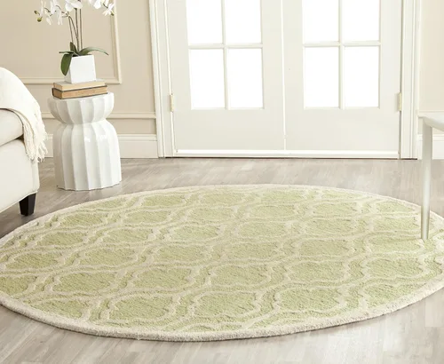Vista 38 de SAFAVIEH Cambridge Collection CAM132E - Alfombra decorativa de lana marroquí de primera calidad, 2 x 3 pies, color negro y marfil