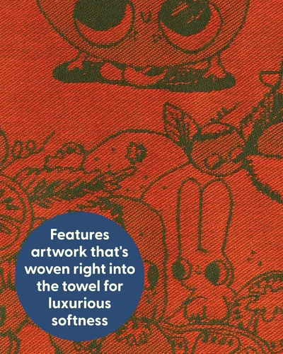 Vista 3 de Blue Q Toalla de cocina divertida - Toallas de cocina tejidas de jacquard - Temporada de tomate