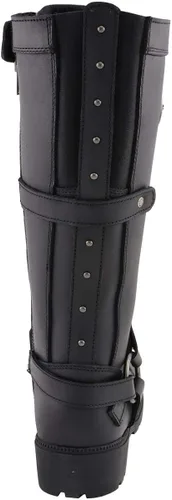 Vista 5 de Milwaukee Leather MBL9380 - Botas de cuero negras 'Jane' de 15 pulgadas para mujer