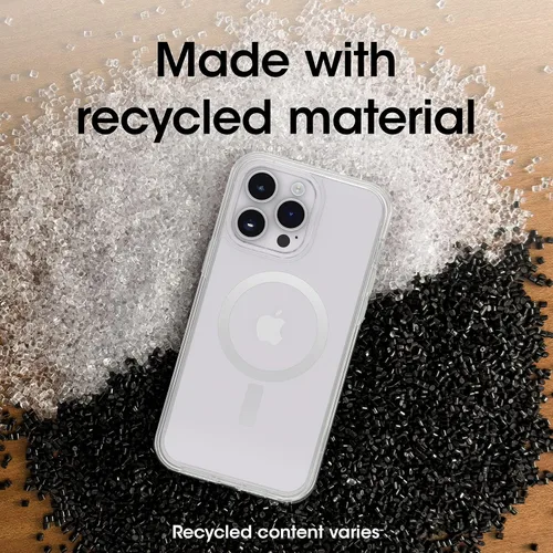 Vista 5 de OtterBox Funda para iPhone 14 Pro Max (SOLAMENTE) Serie Symmetry+ - Transparente, Ultra-Elegante, Se Ajusta a MagSafe, Bordes Elevados Protegen
