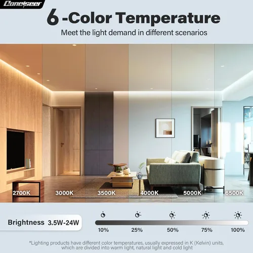 Vista 6 de Ventiladores de techo modernos con luces, ventilador de techo de 72 pulgadas con control remoto para dormitorio, sala de estar, cocina, biblioteca