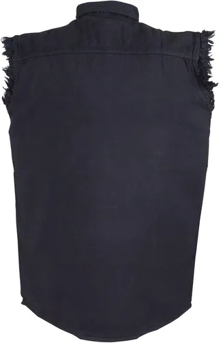 Vista 4 de Camiseta de manga corta de algodón para hombre, color negro
