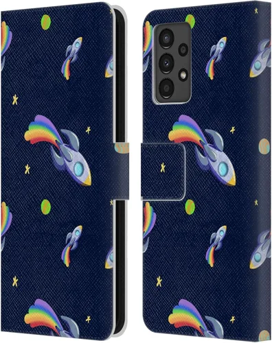 Vista 39 de Head Case Designs Officially Licensed Carla Morrow Colorful Space Dice Patterns Leather Wallet Case Compatible with Samsung Galaxy A07 4G
