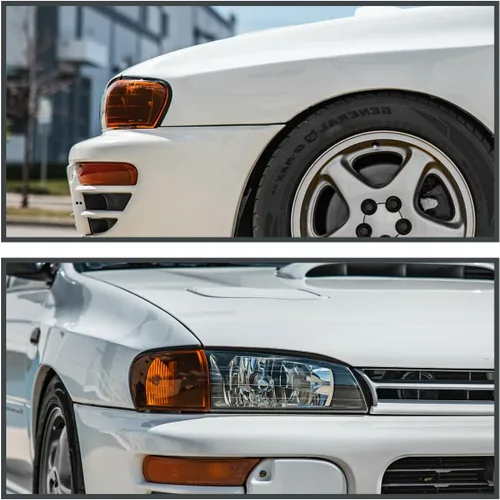 Vista 9 de SPEC-D TUNING Luces de esquina de lente ámbar ahumadas compatibles con Subaru Impreza 2.5 WRX L+R 1995-2001 conjunto de par