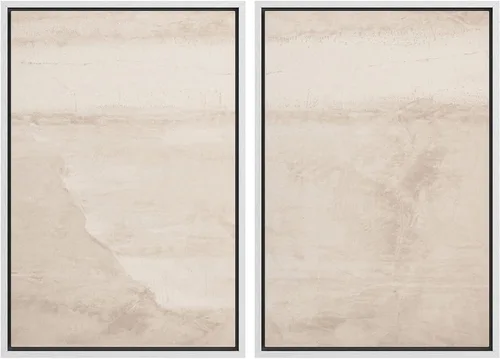 Vista 136 de MUDECOR Lienzo enmarcado para pared, bosque brumoso, reflejos, paisaje tranquilo, ilustraciones modernas, arte decorativo, bohemio, tranquilo/zen