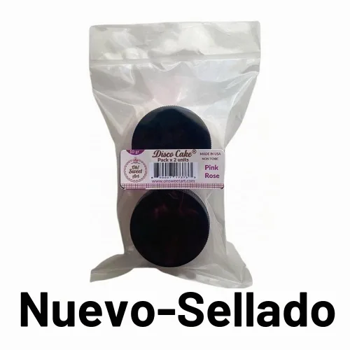 Vista 3 de OH! SWEET ART - Paquete de pastel de discoteca rosa rosa x 2 unidades de 0.35 oz en total - 0.18 oz cada frasco