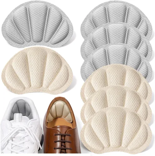Vista 17 de Insertos para Talón de Zapatos, 16 Piezas de Almohadillas de Cojín para Talón de Malla Autoadhesivas para la Parte Posterior del Talón, Insertos