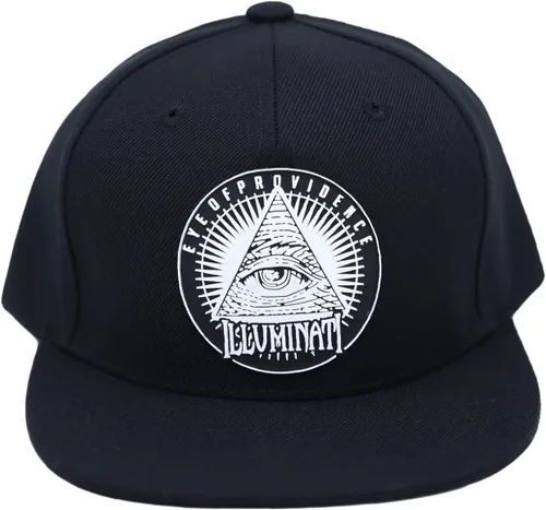 Vista 2 de WITHMOONS Illuminati - Gorra de béisbol de ala plana AL21307