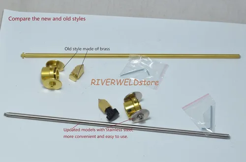 Vista 3 de RIVERWELD L-TEC PT-31 JG-40 WSD-LG40 PT-31 Cortador de plasma Accesorios de antorcha de corte de antorcha Rodillo de círculo Brújula de rueda de guía