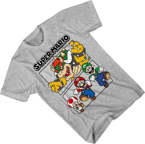 Vista 4 de Nintendo Camiseta de Mario Kart para hombre - Camiseta vintage Mario, Luigi, Zelda, Kirby y Donkey Kong