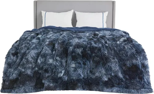 Vista 17 de Bedsure GentleSoft Manta de Tiro de Piel Sintética Esponjosa y Suave para Sofá, Forro Polar Sherpa Suave Regalos Acogedores para Mujeres, Manta