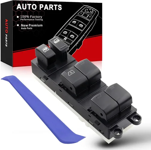 Vista 16 de Interruptor de ventana principal para Lincoln Town Car 2003 2004 2005 2006 2007 2008 Interruptor de control lateral del conductor OE# 5W1Z14529BA
