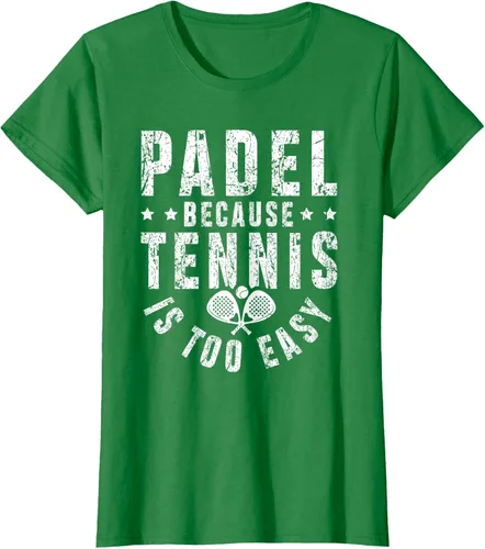 Vista 34 de Padel, Because Tennis is Too Easy - Camiseta de Padel Player