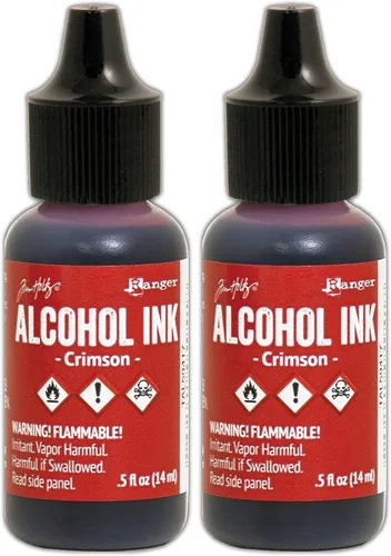 Vista 2 de Ranger TAL59417 Crimson Tim Holtz - Tinta de alcohol de 0.5 onzas