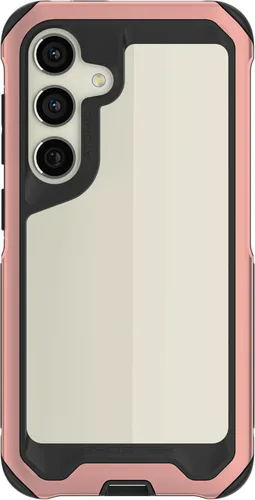 Vista 69 de Ghostek Atomic - Funda delgada para Galaxy Z Flip 4, parte trasera de aramida con parachoques de aluminio rojo, funda protectora de doble capa a