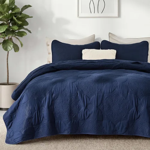 Vista 17 de Bedsure Edredón individual – Ropa de cama ultrasuave individual XL para decoración de dormitorio, edredón ligero para todas las estaciones, colcha