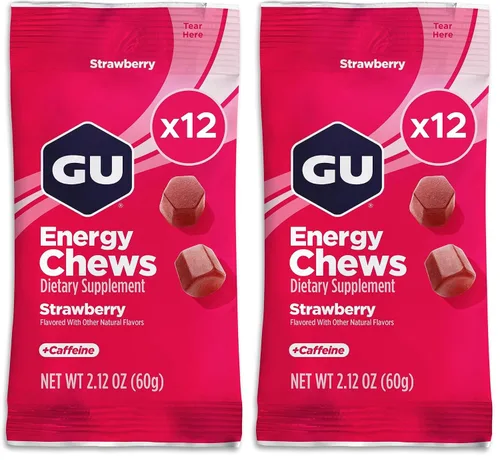 Vista 8 de GU Energy Masticables, granada de arándanos, gomitas de electrolitos, 12 bolsas (24 porciones en total)
