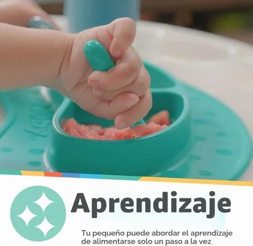 Vista 4 de Nuby Set de primeras cucharas para bebé - (3 paquetes) Utensilios de alimentación para bebés - 6+ meses Multicolor
