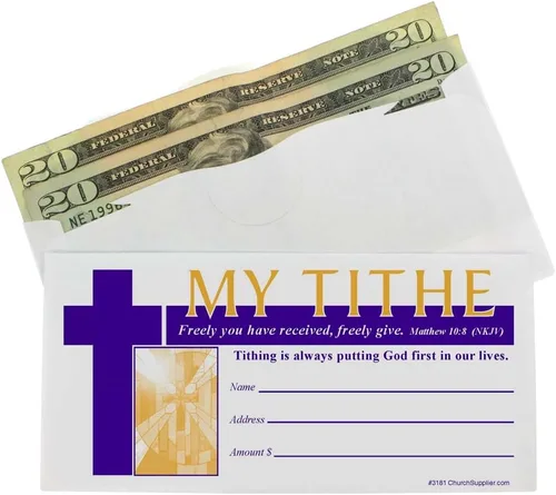 Vista 3 de Iglesia My Tithe Offering - Sobre (paquete de 200)