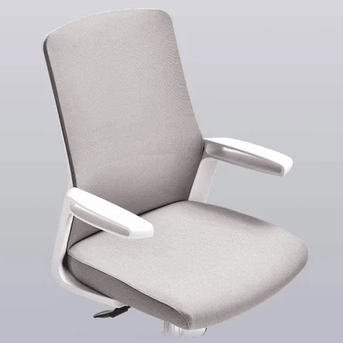 Vista 4 de Silla de oficina Silla trasera Simple Home Mesh Transpirable Oficina Ascensor Silla de personal Silla de conferencia (D)
