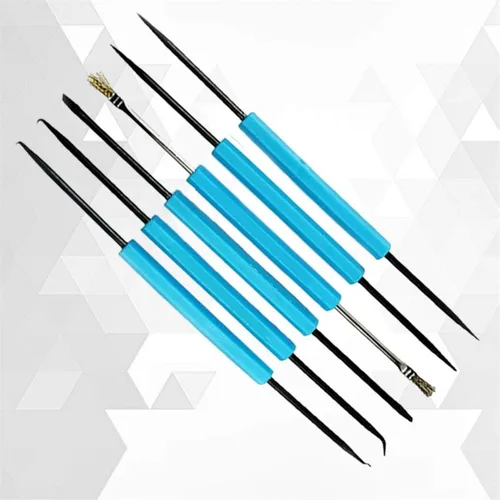 Vista 4 de Treedix Kit de herramientas de reparación de ayuda de soldadura de doble cara de 6 piezas