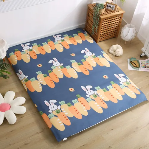 Vista 11 de Funda de colchón de futón tamaño Queen con cremallera, funda de algodón agradable a la piel para colchón tradicional de futón, funda protectora