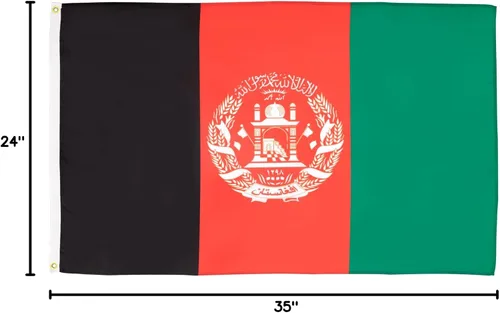 Vista 5 de AZ FLAG Bandera de Afganistán 2' x 3' - Banderas afganas 23.6 x 35.4 in - Banner 2x3 ft
