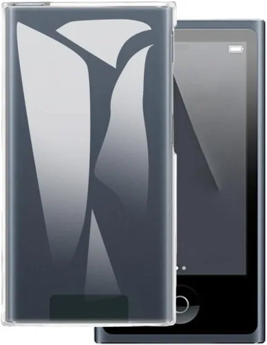 Vista 2 de Funda y cordón para iPod Nano 7th - transparente+negro Funda transparente + cordón negro