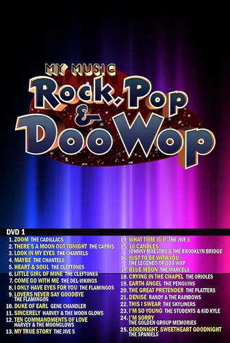 Vista 3 de TREASURY COLLECTION ROCK, POP & DOO WOP 7-VIDEO 2-AUDIO CONCIERTO COLECCIÓN SET