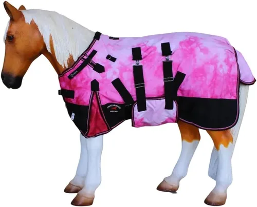Vista 19 de CHALLENGER 1200D Foal Winter Blanket Miniature Pony Donkey Bellyband Turquoise Rustic