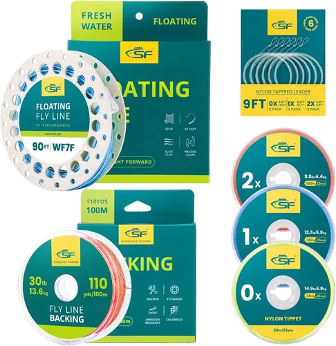 Vista 14 de SF Floating WF Fly Fishing Line with Two Welded Loops Freshwater