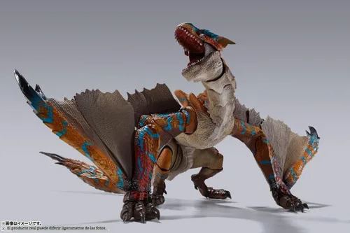 Vista 6 de TAMASHII NATIONS - Monster Hunter Rise - Tigrex, Figura de acción Bandai Spirits S.H.MonsterArts